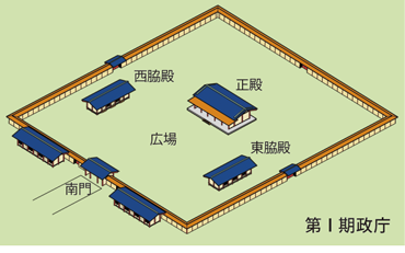 第Ⅰ期政庁跡のイメージ図