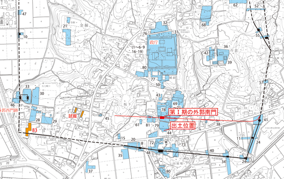 79号木簡出土位置