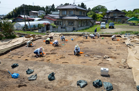 五万崎地区（第84次調査）の調査風景写真