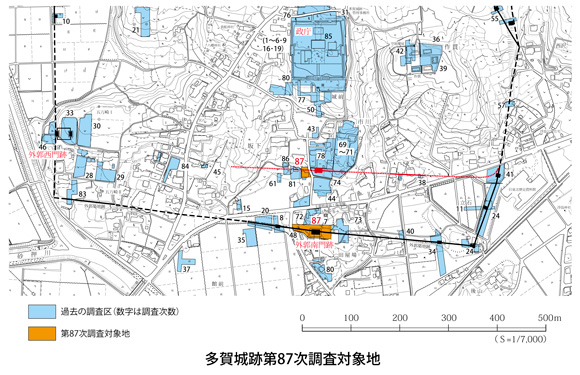 多賀城跡第87次調査対象地